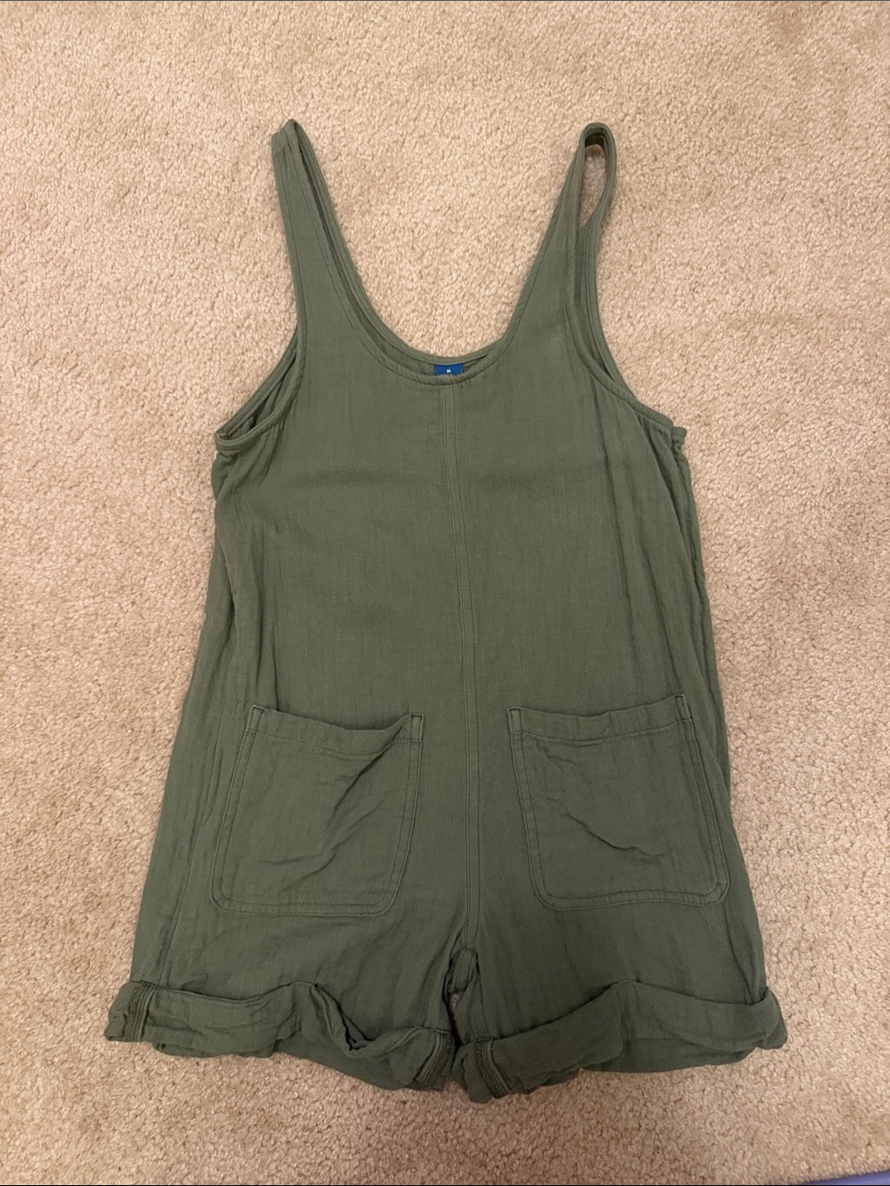 Old Navy Olive Green Girls' Romper Shorts